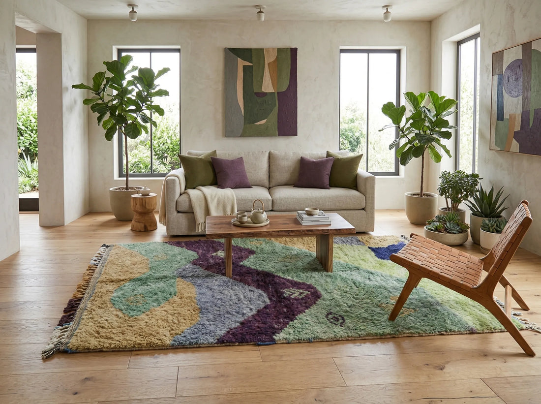 Handmade Moroccan Mrirt Rugs Wool