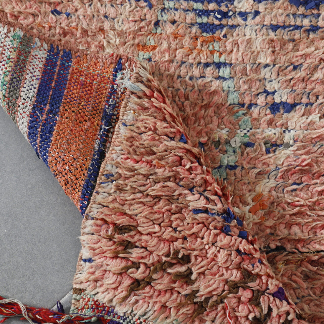 Boujaad Runner 10.2×2.8 Ft – Vintage Moroccan Wool Rug