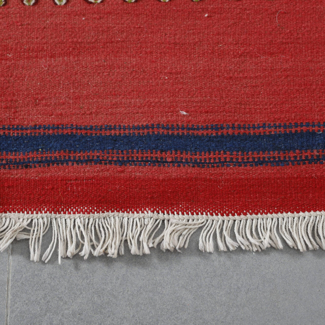 Akhnif Runner 8.2×2.2 ft – Handmade Moroccan Wool Rug in Red Tones
