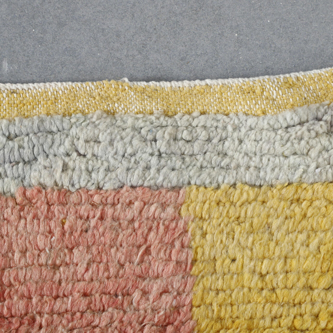Boujaad Rug 4.9×3.4 ft – Handmade Moroccan Wool Carpet in Multicolor Design