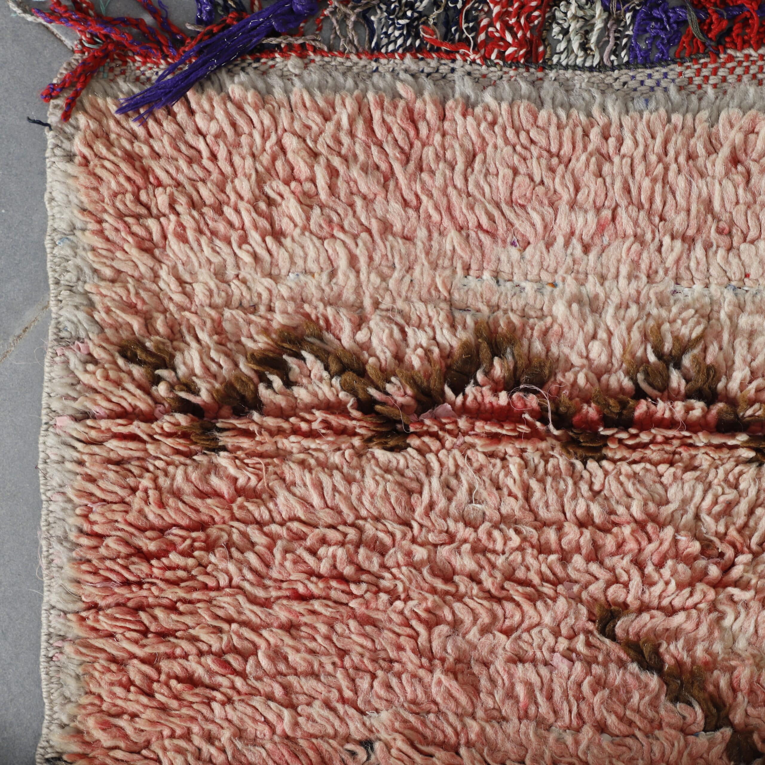 Boujaad Runner 10.2×2.8 Ft – Vintage Moroccan Wool Rug