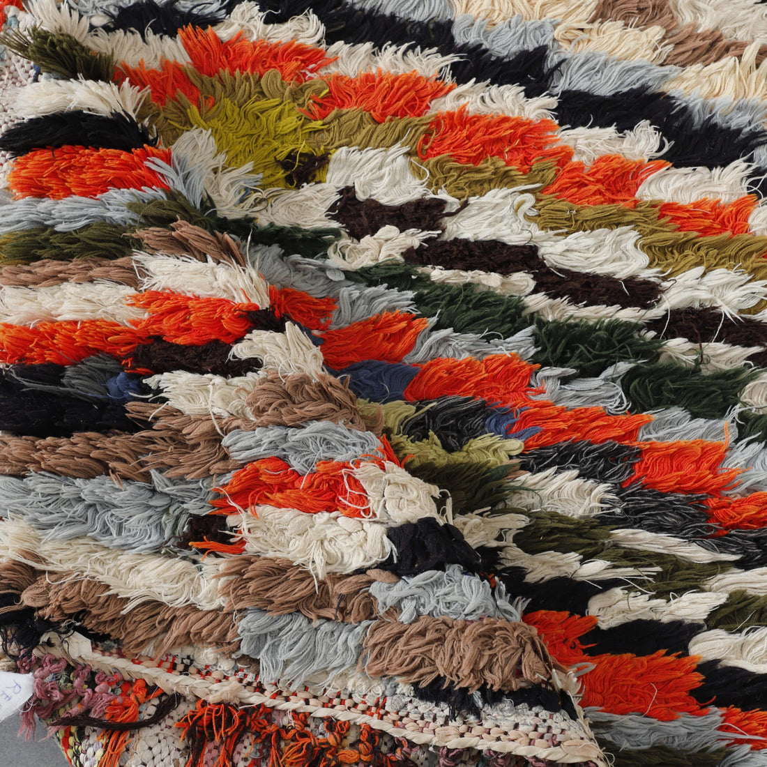 Boucherouite Runner 8.6×3.1 ft – Handmade Moroccan Rag Rug