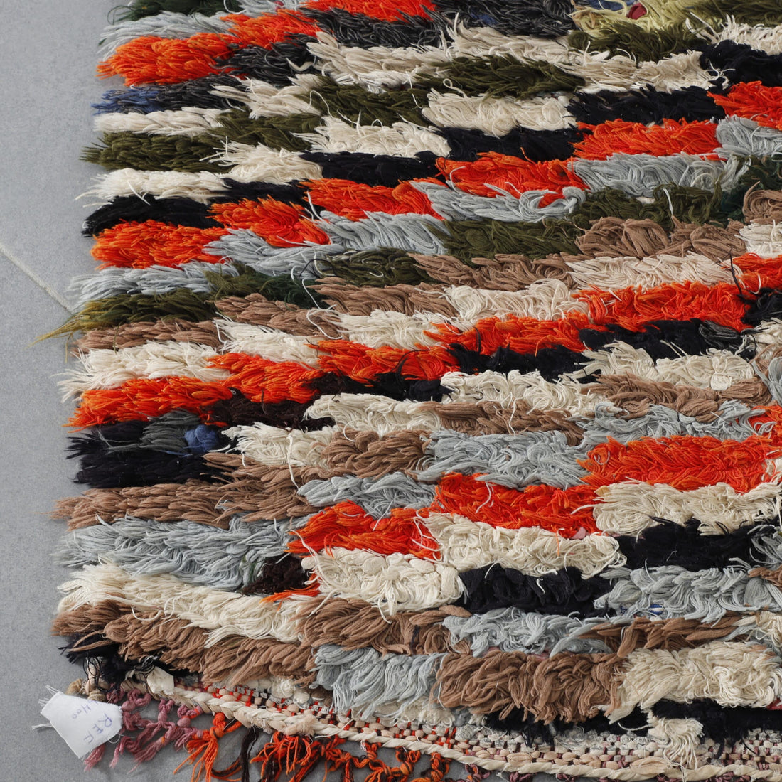 Boucherouite Runner 8.6×3.1 ft – Handmade Moroccan Rag Rug