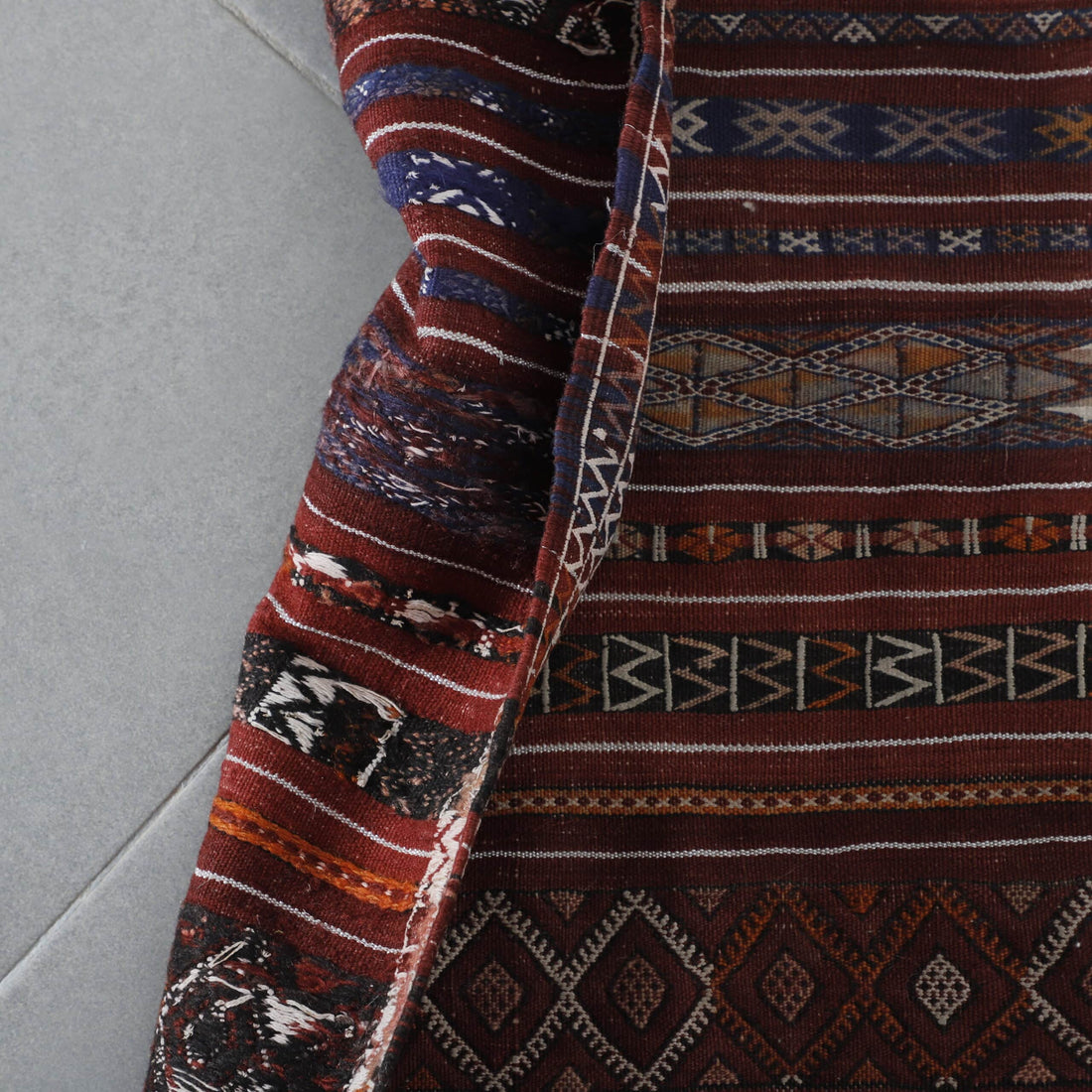 Vintage Azemour Runner 9.9×2.6 ft – Handmade Moroccan Wool Rug