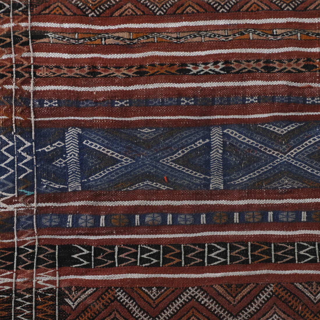 Vintage Azemour Runner 9.9×2.6 ft – Handmade Moroccan Wool Rug