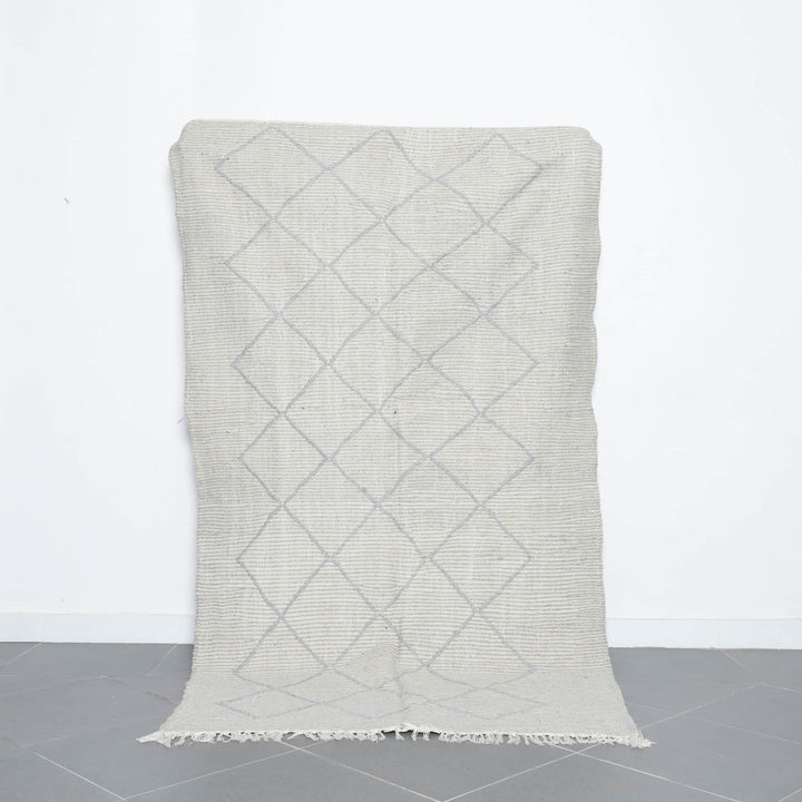 Zanafi Kilim 8.2×4.6 ft – Handmade Moroccan Wool Flatweave Rug