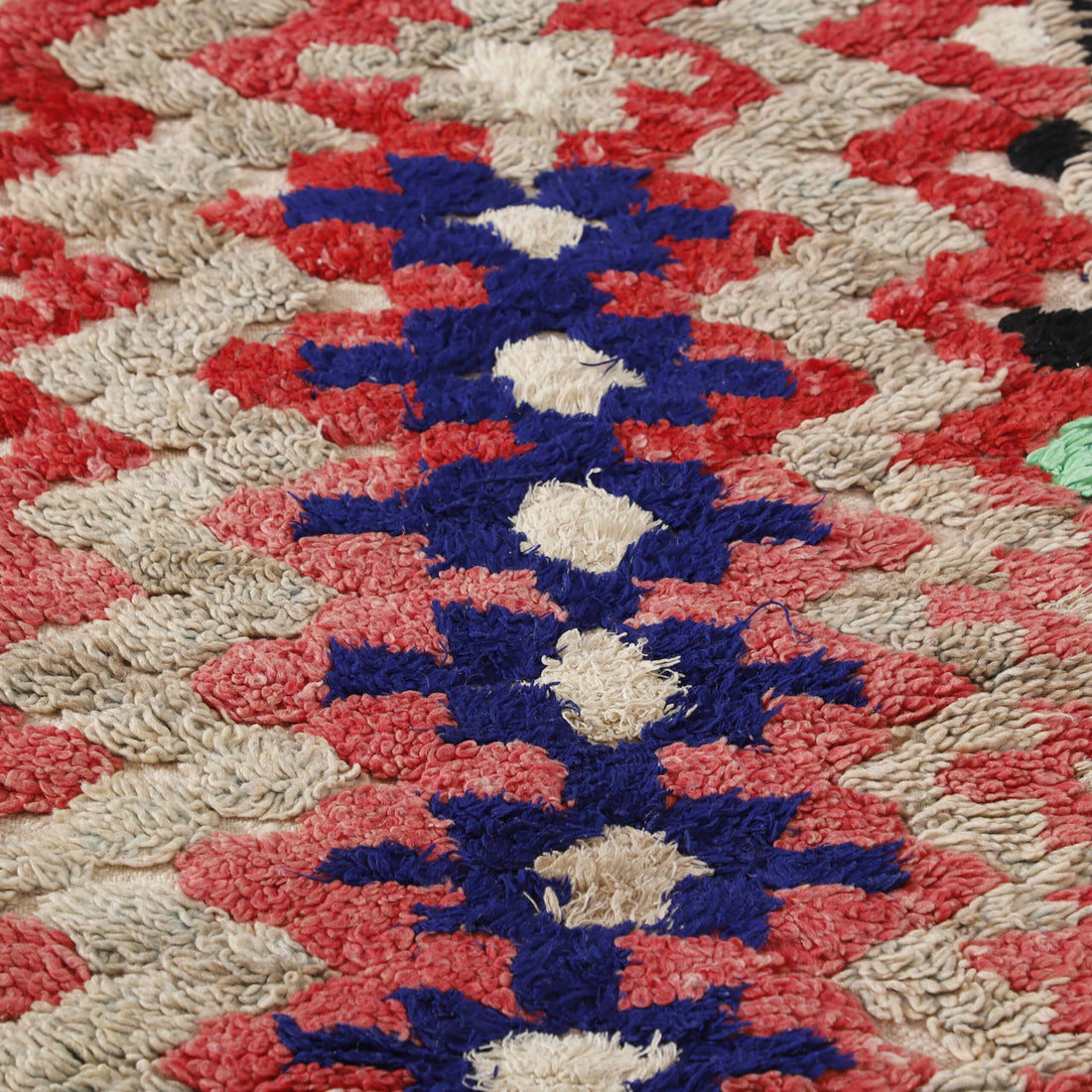 Taznakht Runner 7.3×2.4 ft – Handmade Moroccan Wool Rug