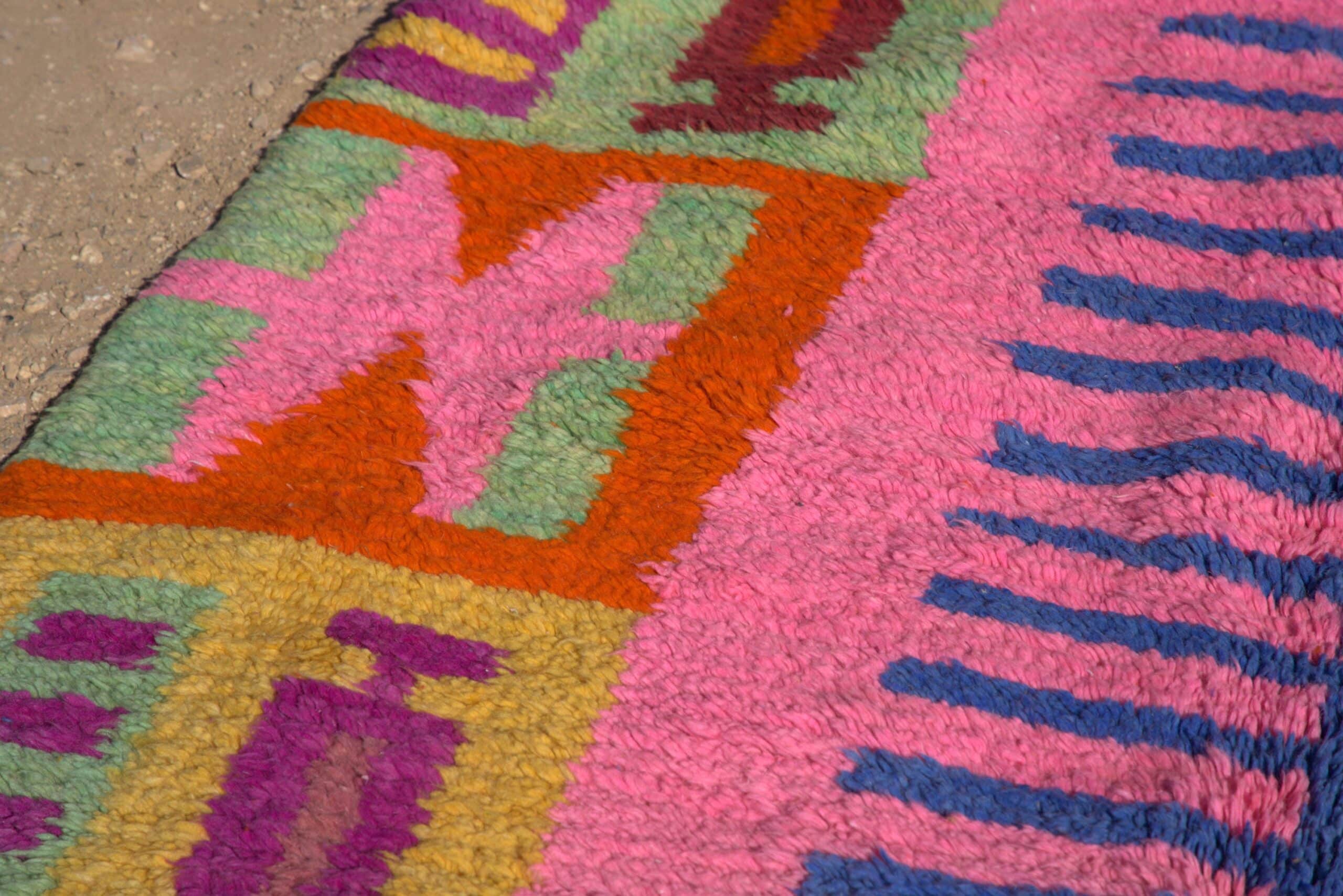 Abstract Colorful Moroccan Rug - image 2