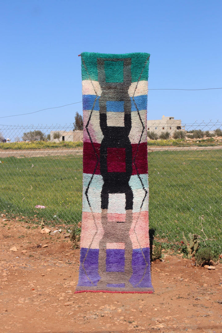 Abstract Outdoor Runner Rug