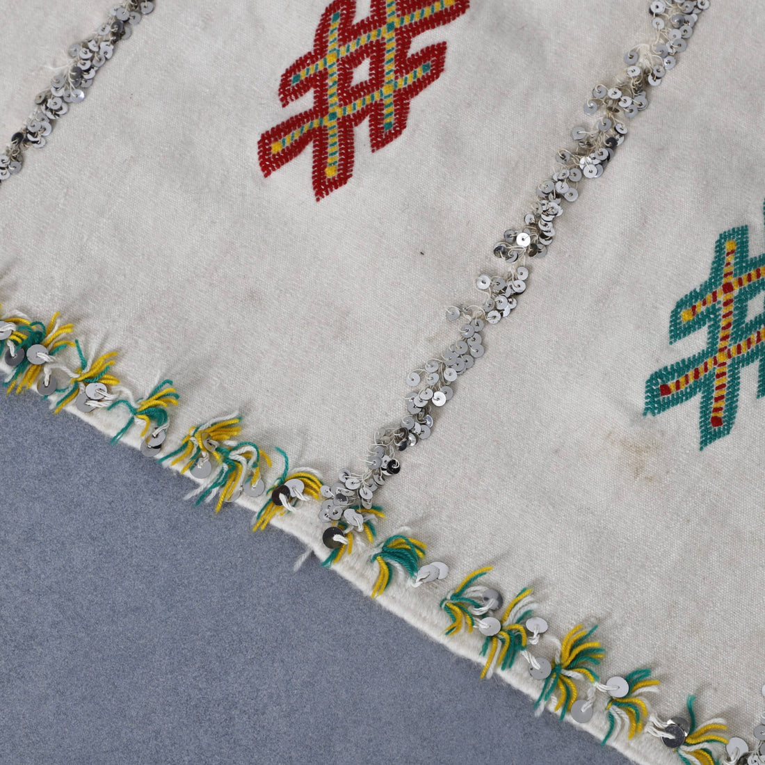Wedding Blanket 7.4×4.9 Ft – Moroccan Handira Wool