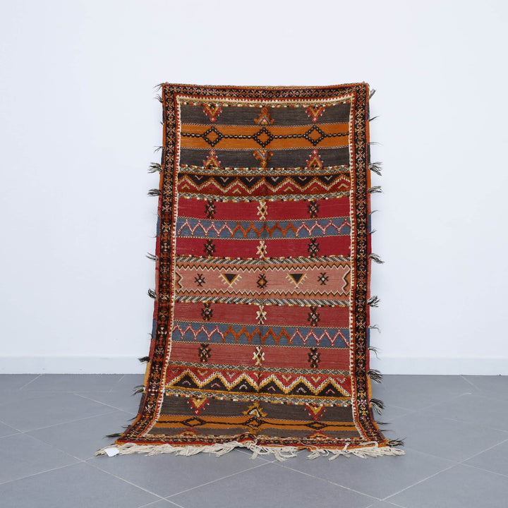 Glaoui Carpet 6.9×3.4 Ft – Vintage Moroccan Handmade Rug