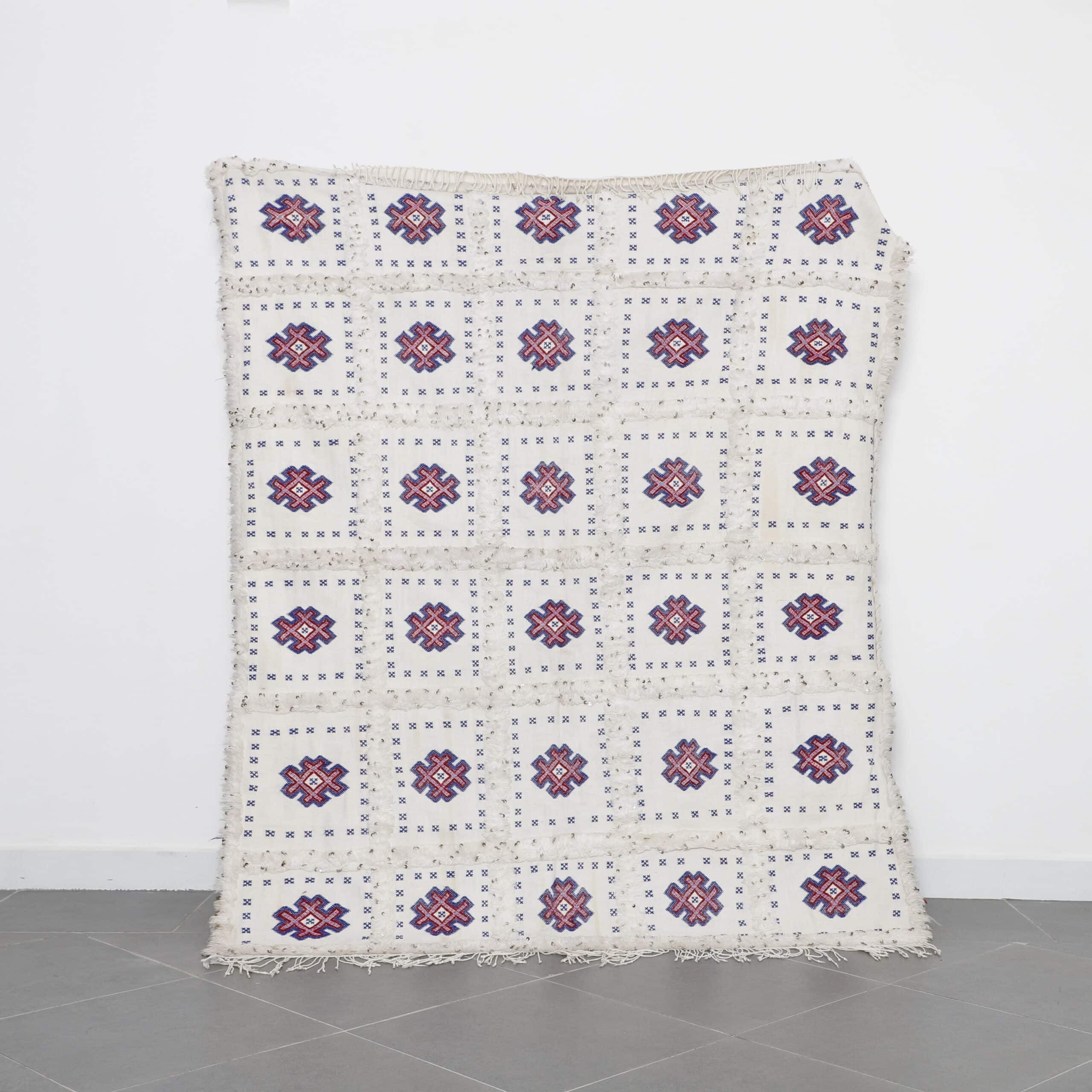 Wedding Blanket – Moroccan 6.2×5.2 Ft