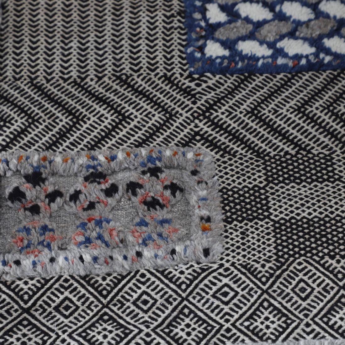 Vintage Zanafi Kilim Rug 6.6×3.6 Ft – Handmade Moroccan Wool