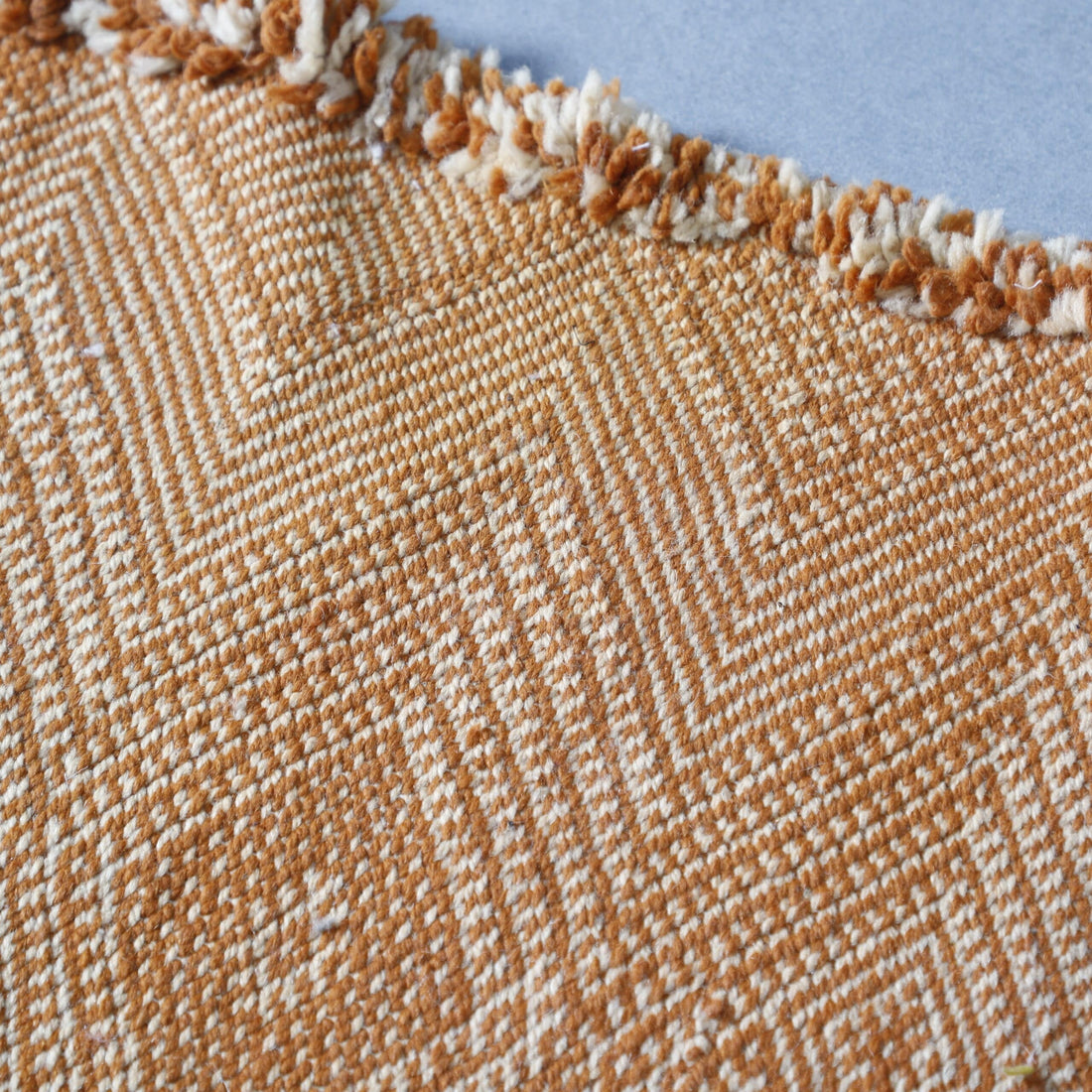 Zanafi Runner 16.4×2.5 Ft – Handmade Moroccan Wool Rug