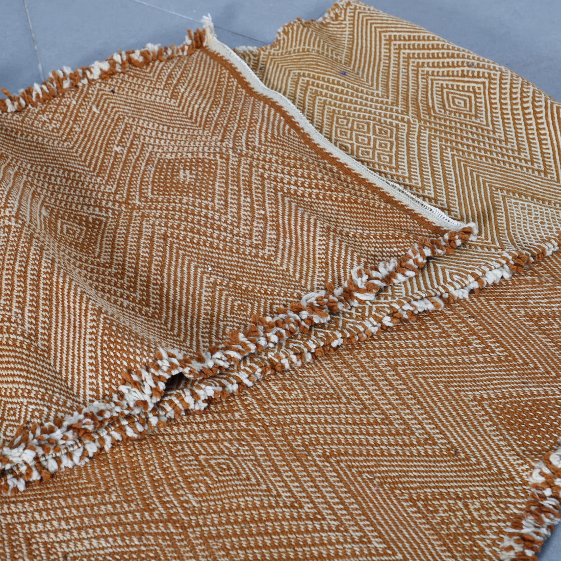 Zanafi Runner 16.4×2.5 Ft – Handmade Moroccan Wool Rug