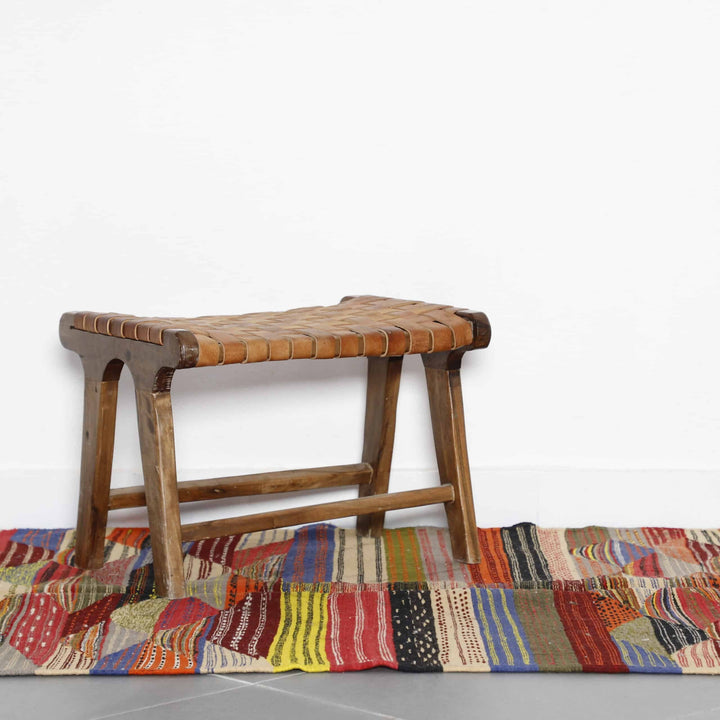 Kilim Rug Picasso 6.7×3.6 Ft – Handmade Moroccan Wool