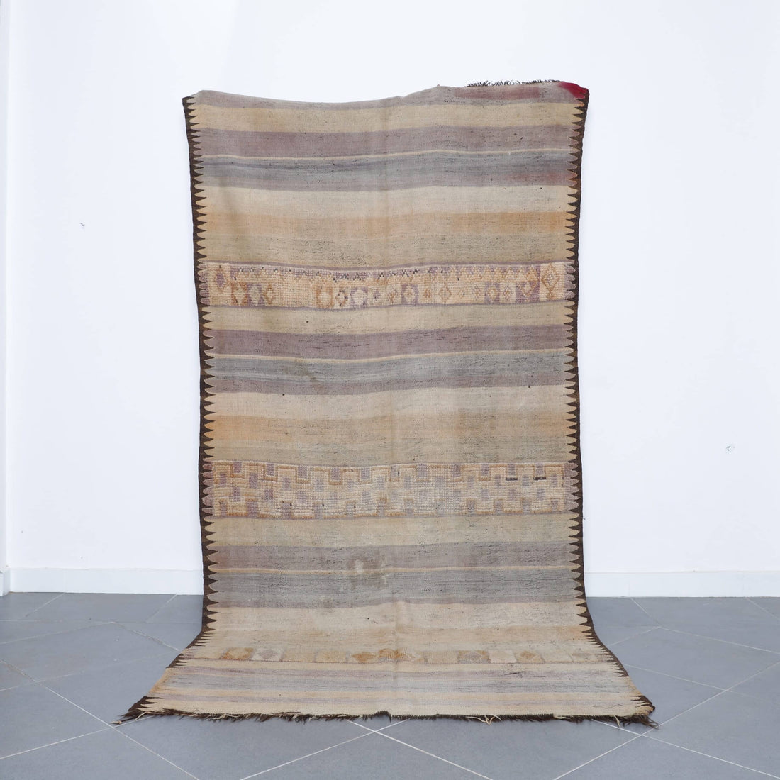 Vintage Zayan Rug 9.8×4.9 Ft