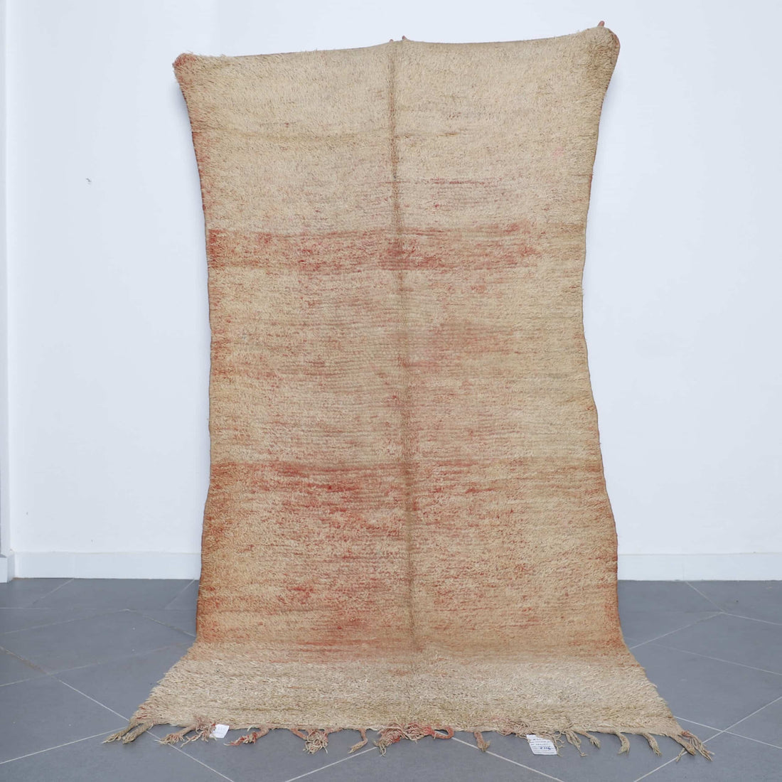 Vintage Rug 9.3×4.4 Ft – Handcrafted Moroccan Wool Carpet