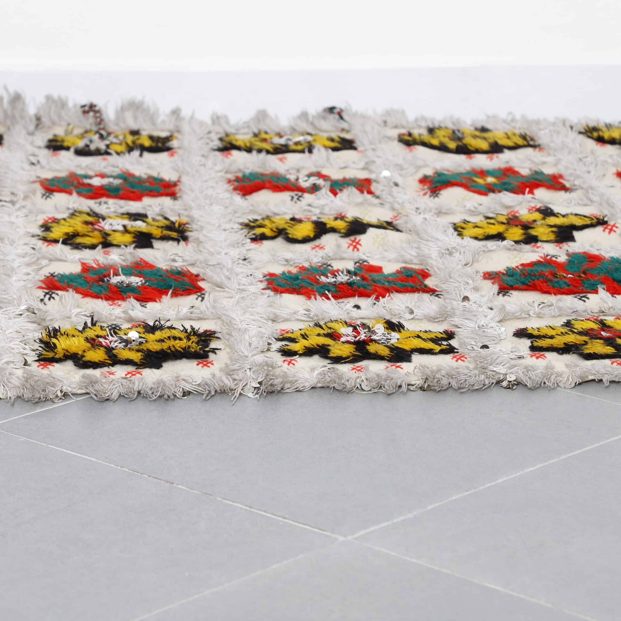 Wedding Blanket 7.3×4.6 Ft – Moroccan Handira Wool