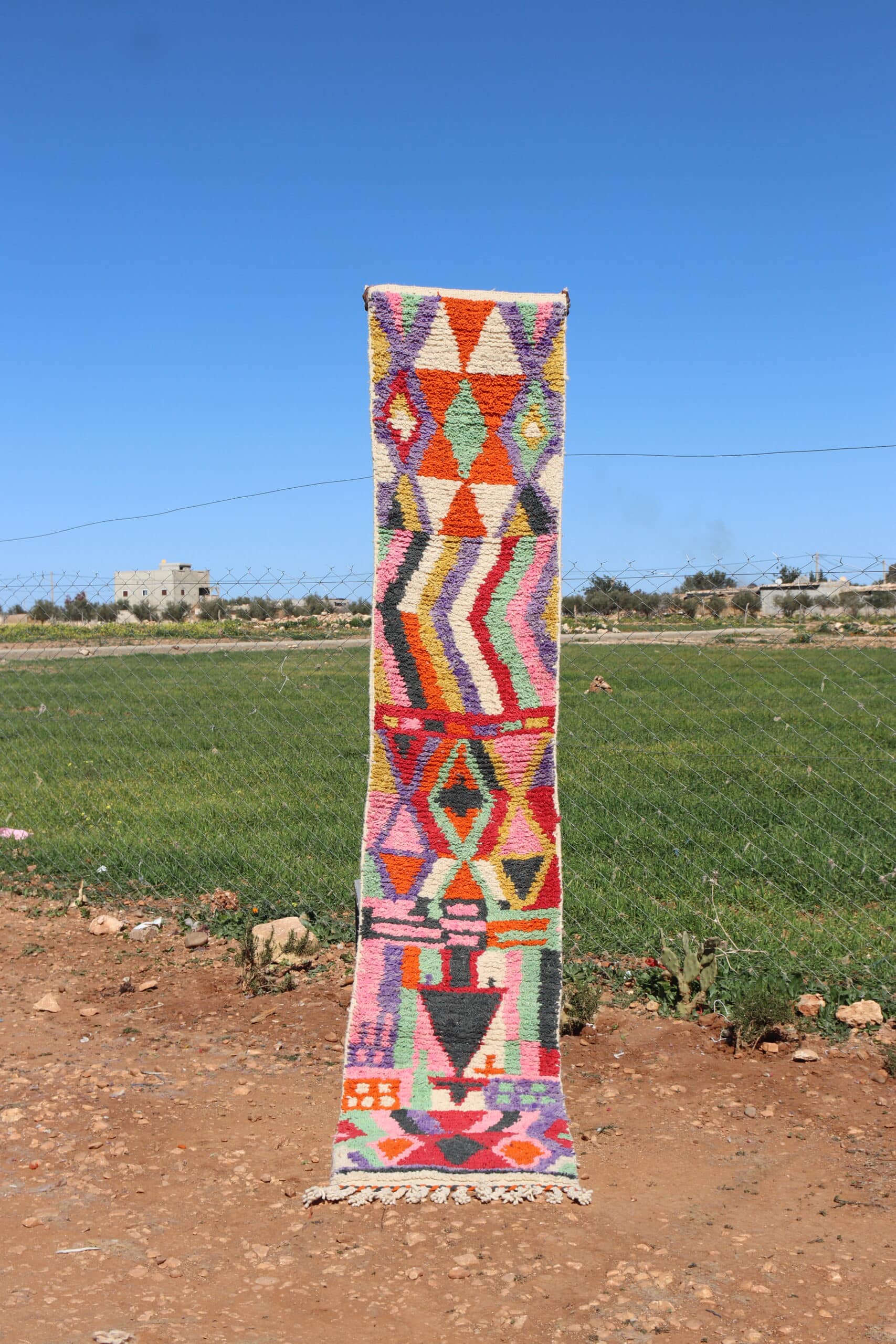 Berber Abstract Runner Rug
