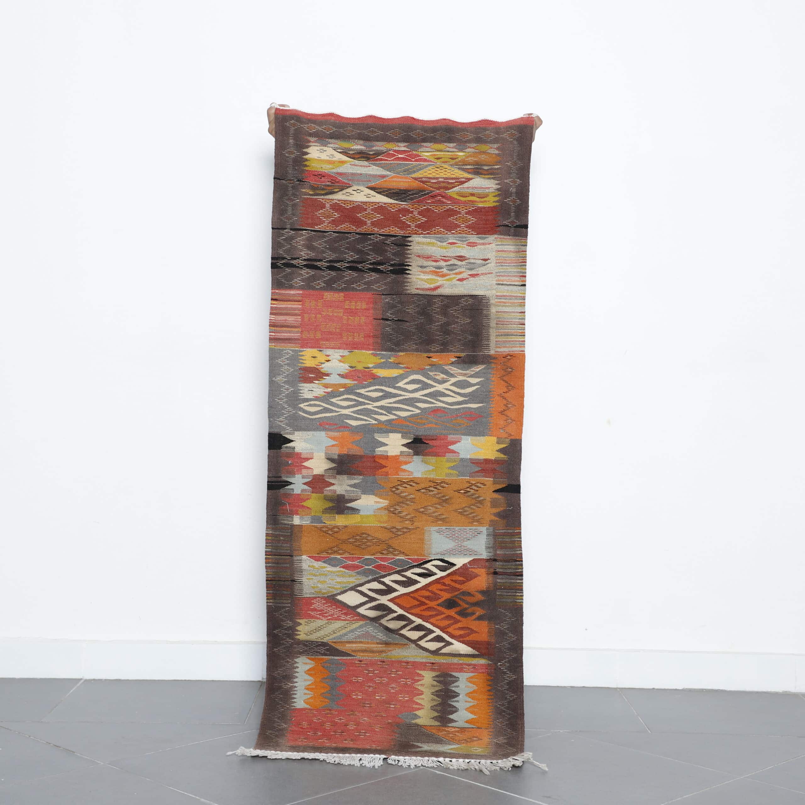 Berber Rug Pecasso 5.4×2.0 ft – Handmade Moroccan Kilim Runner
