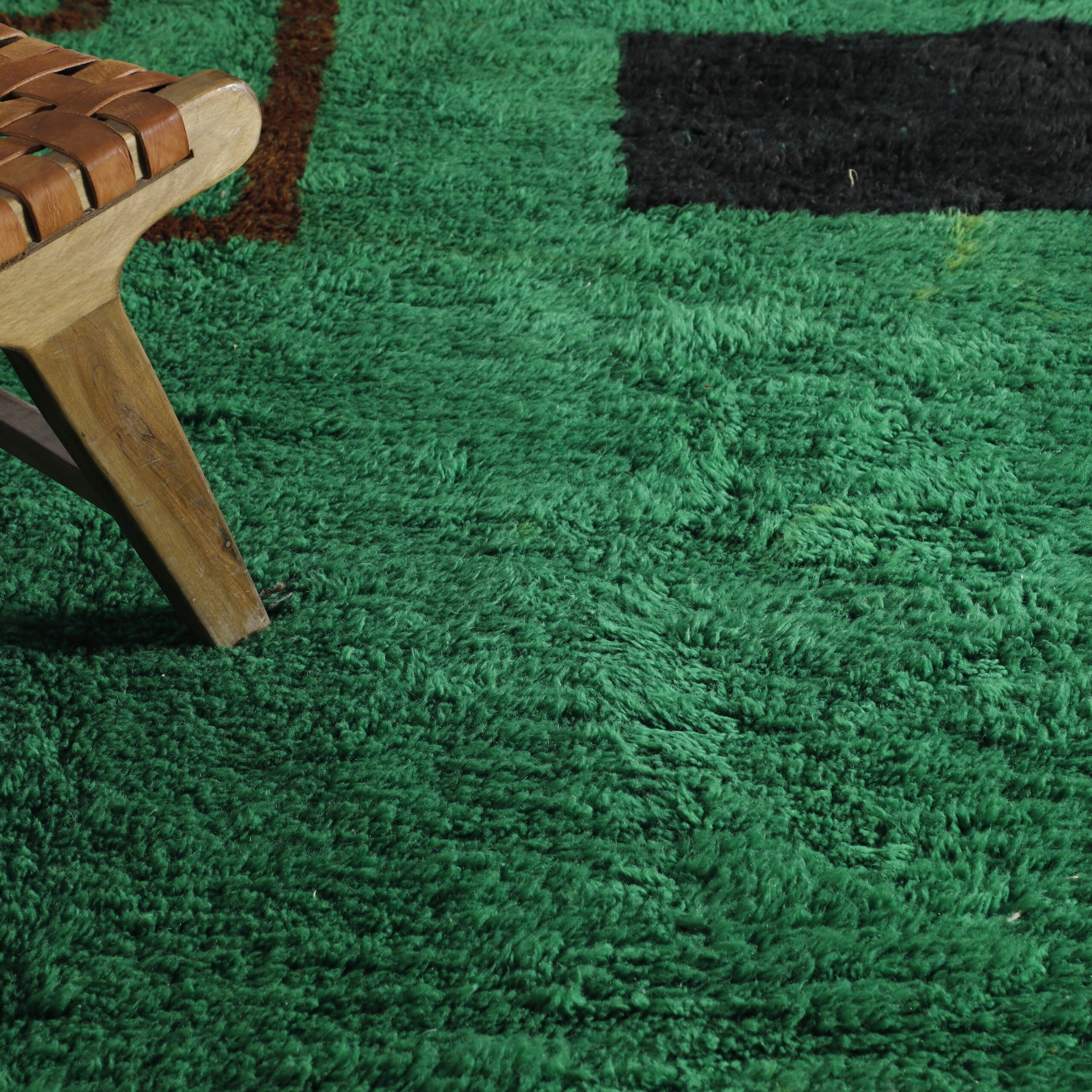 Bold Moroccan Rug Abstract Motifs