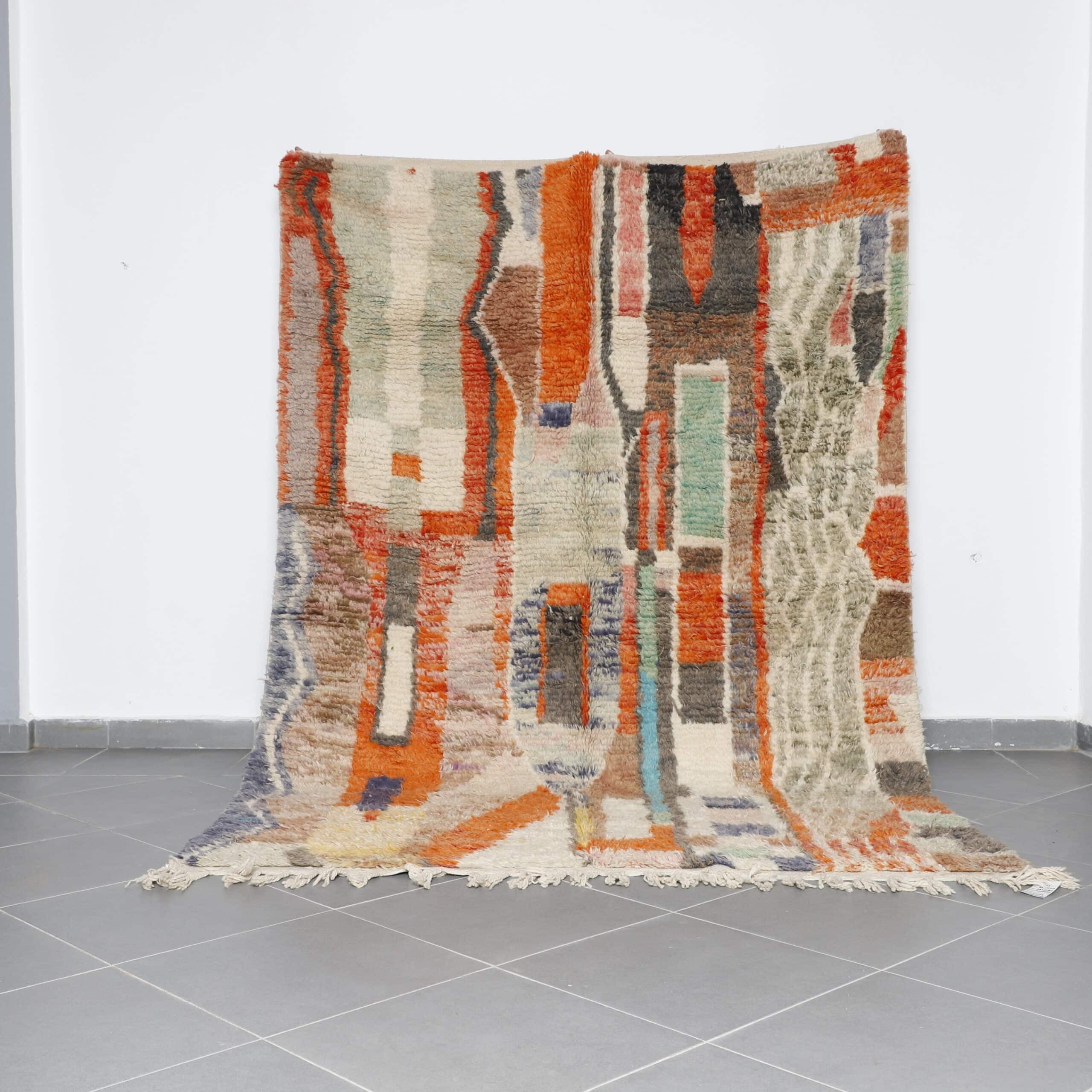 Boujaad Carpet 9.4×6.4 Ft – Handcrafted Moroccan Rug