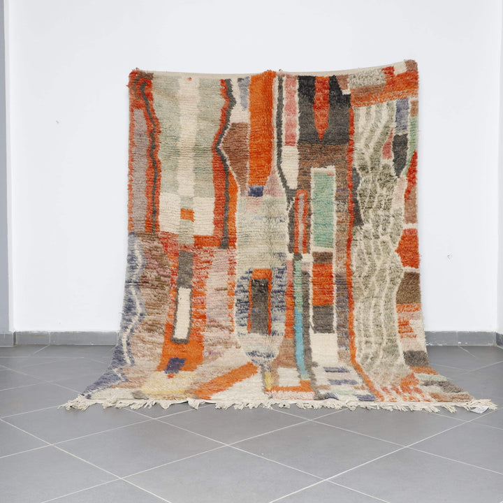 Boujaad Carpet 9.4×6.4 Ft – Handcrafted Moroccan Rug