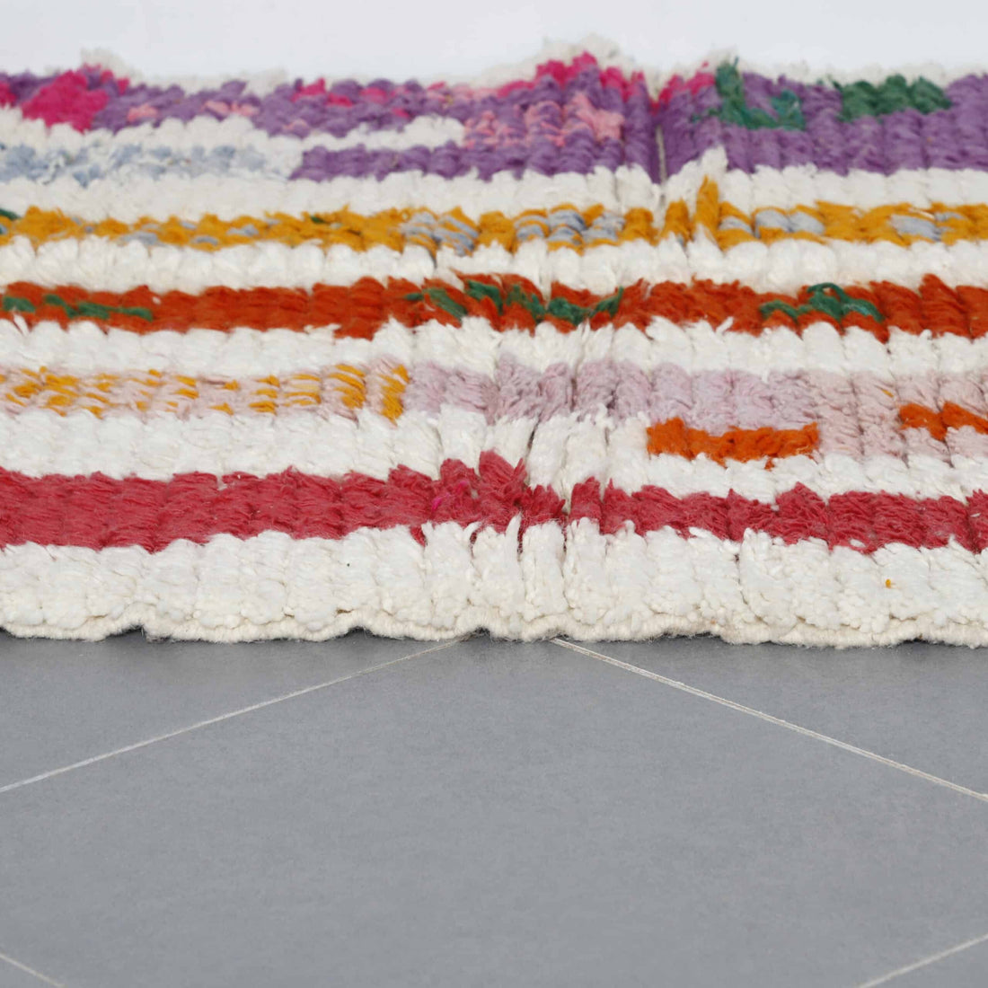  Colorful Moroccan Azilal Rug 200cm x 150cm – Wool Abstract Carpet