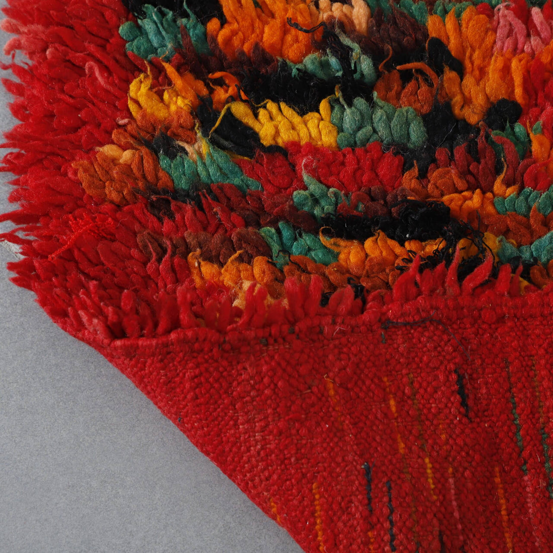 Colorful Moroccan Berber Rug 