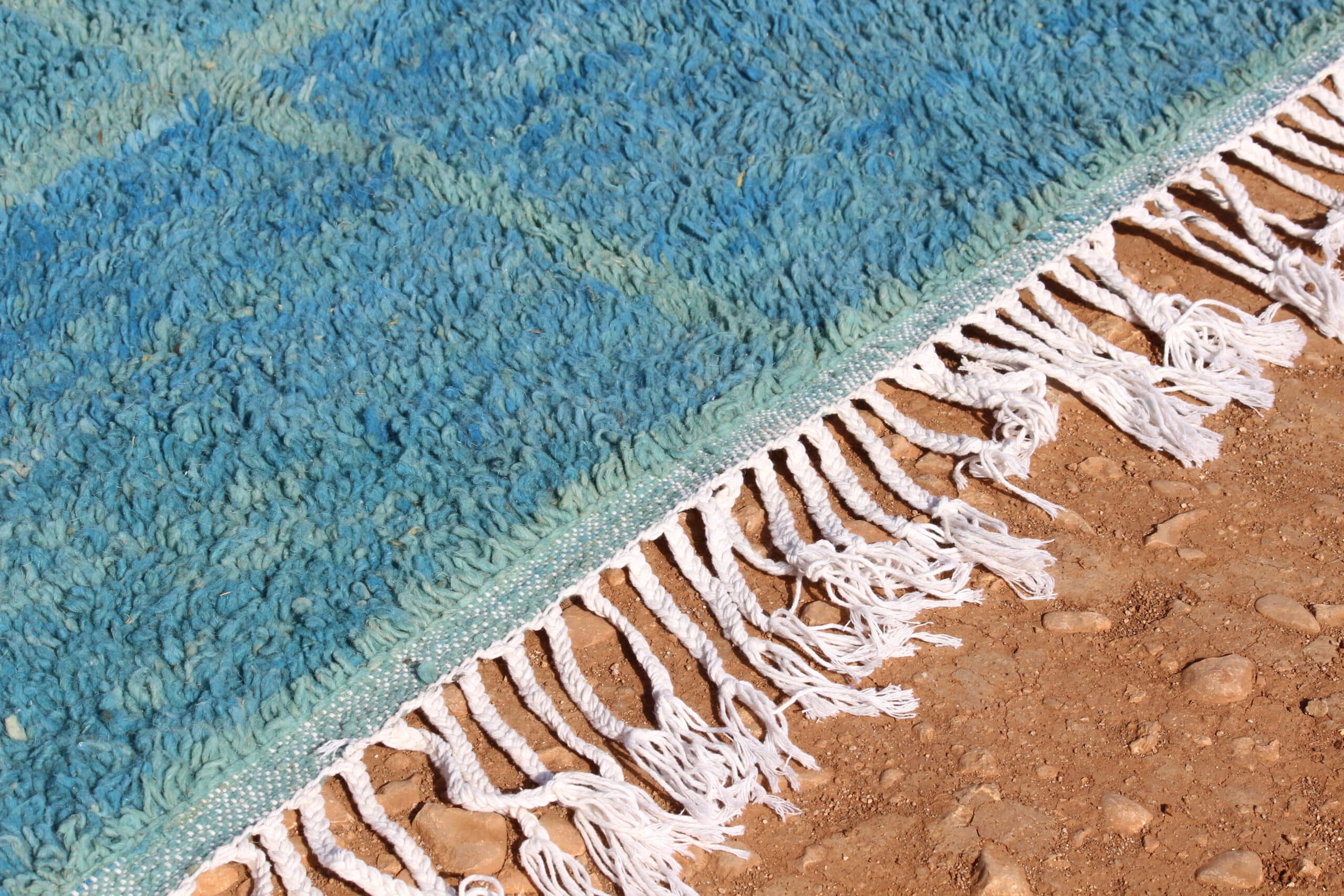  Custom Moroccan Handmade Abstract Rug