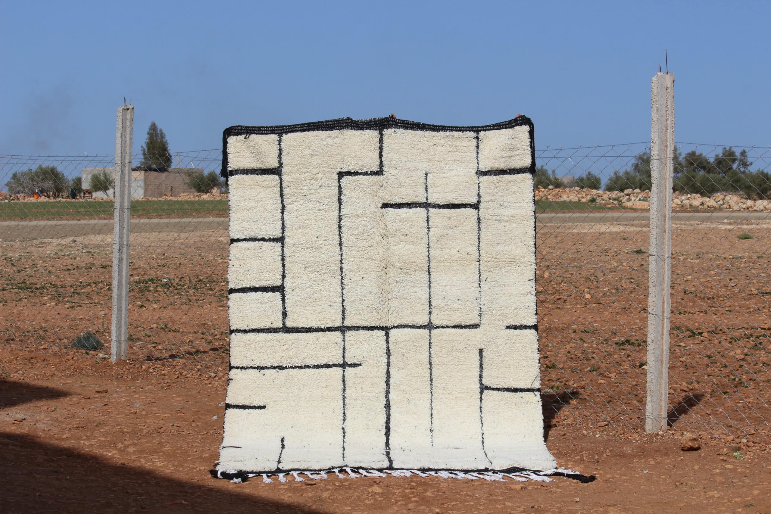 Hand Berber Rug - Beniourain