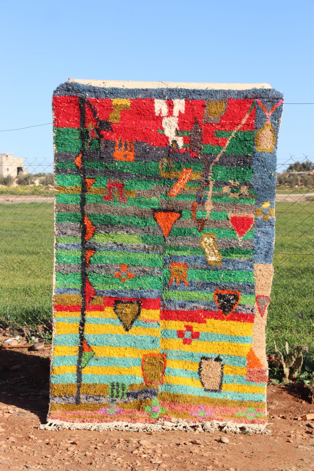 Handmade Moroccan Abstract Tribal Rugs