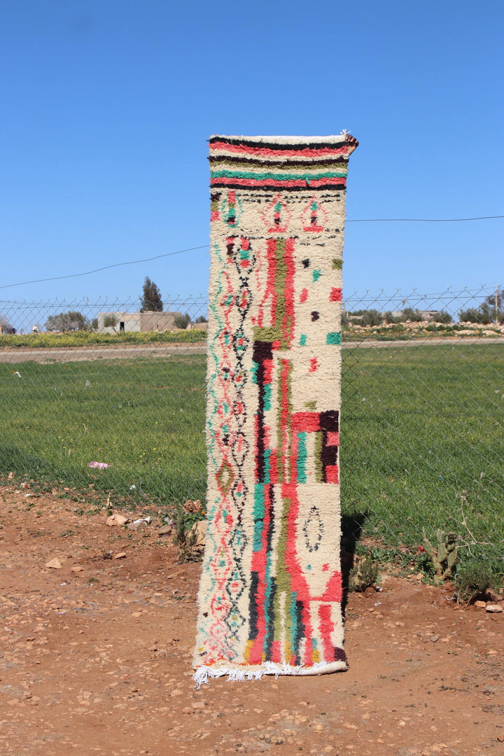 Handmade Moroccan Authentic Moroccan Runner Rug