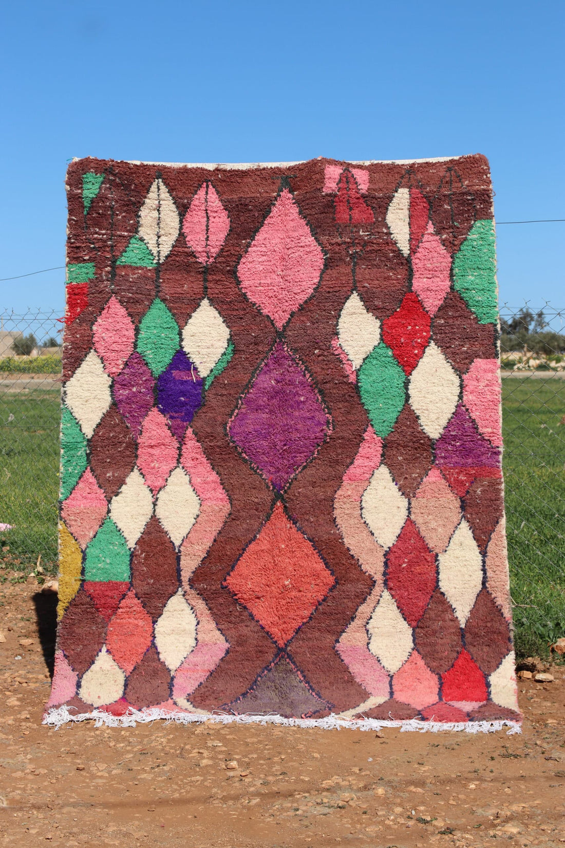 Abstract Checkered Rug
