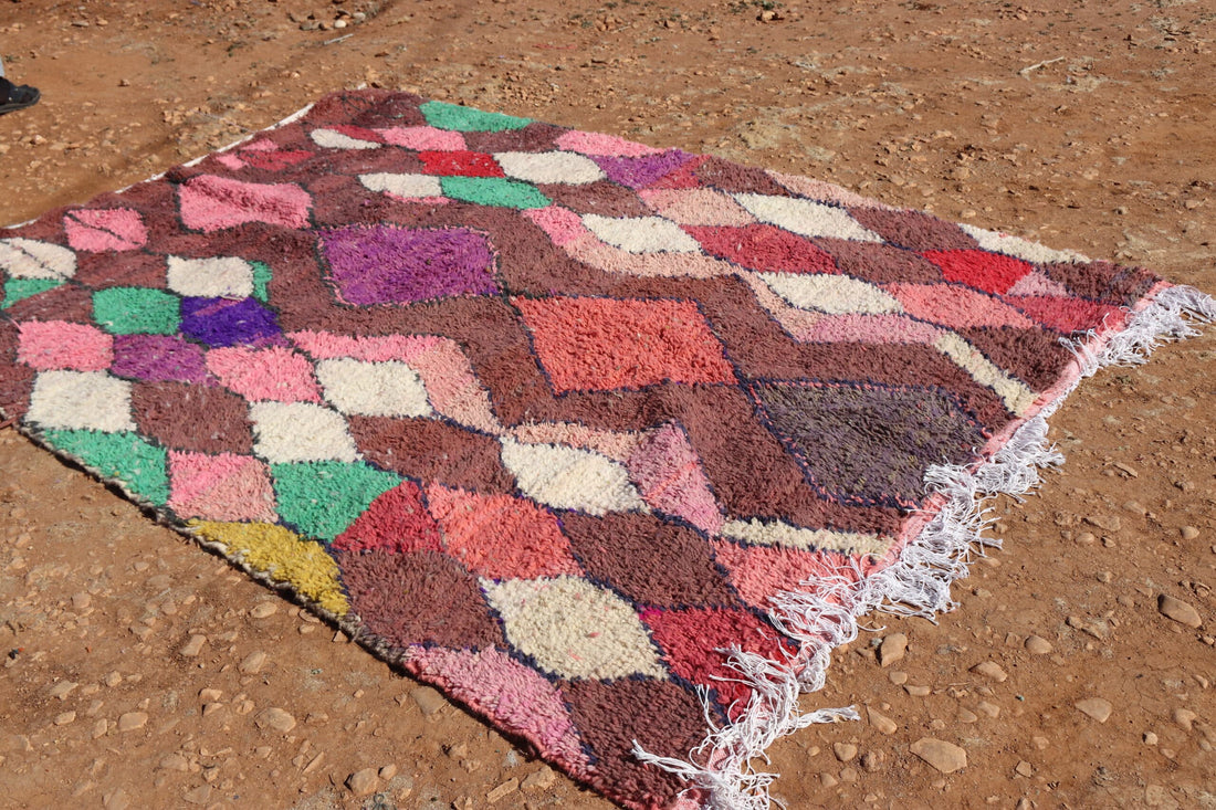Abstract Checkered Rug - image 2