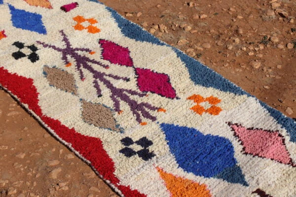 Contemporary Abstract Runner Rug