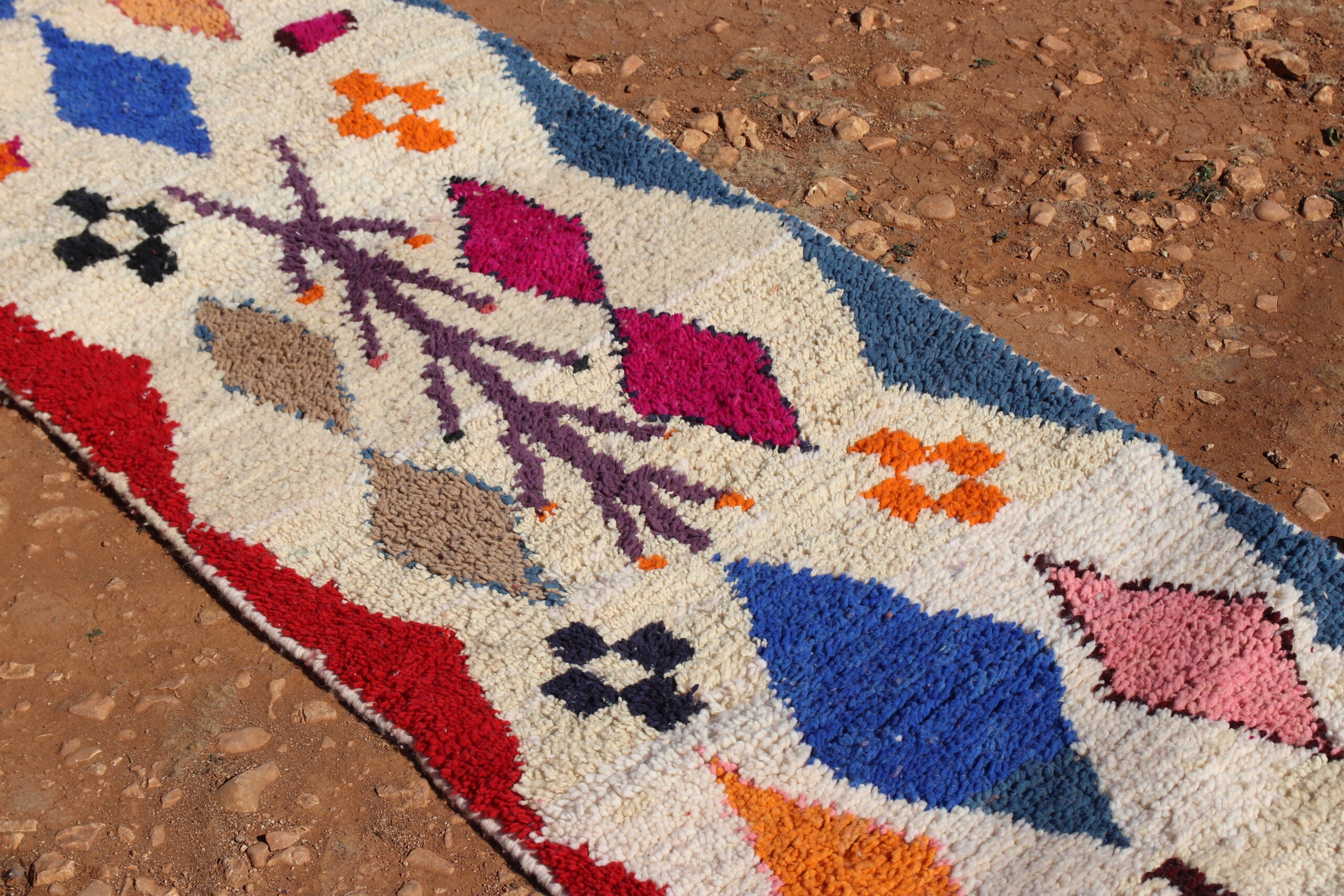 Contemporary Abstract Runner Rug - image 3