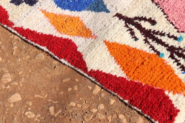 Contemporary Abstract Runner Rug