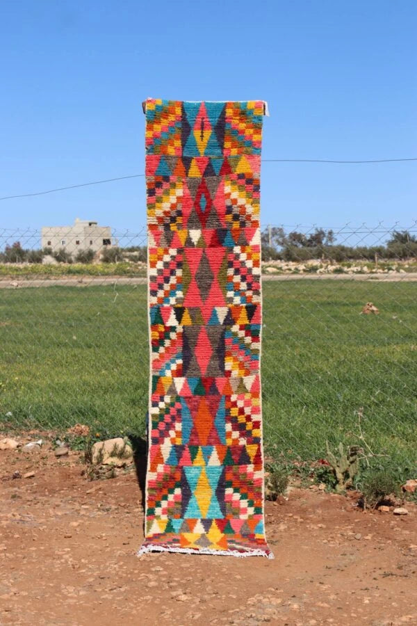 Abstract Runner Rug Multicolor