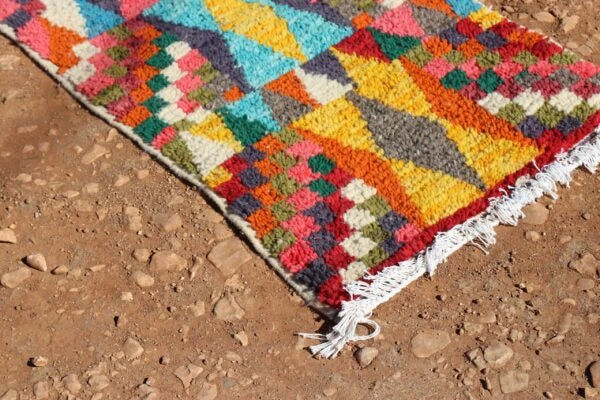 Abstract Runner Rug Multicolor