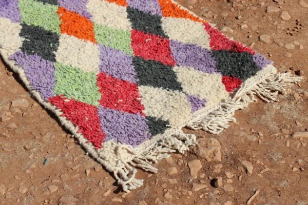 Abstract Runner Rug Multicolor