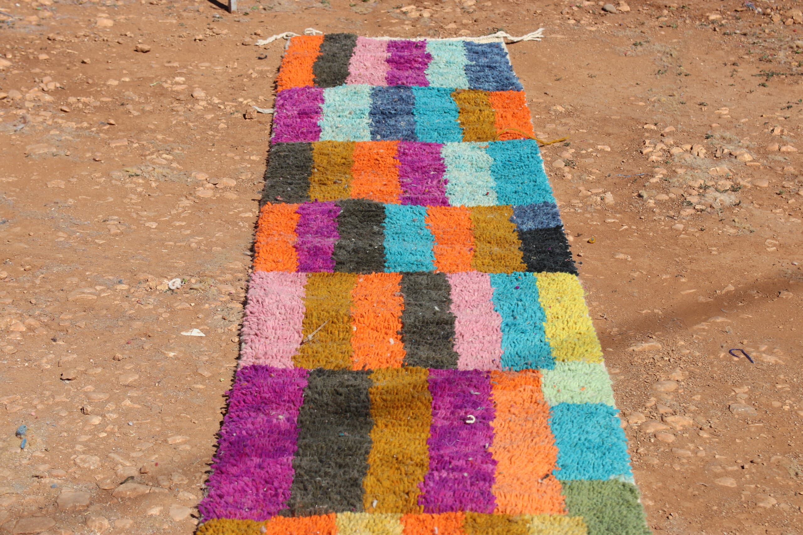 Abstract Moroccan Runner Rug - image 2