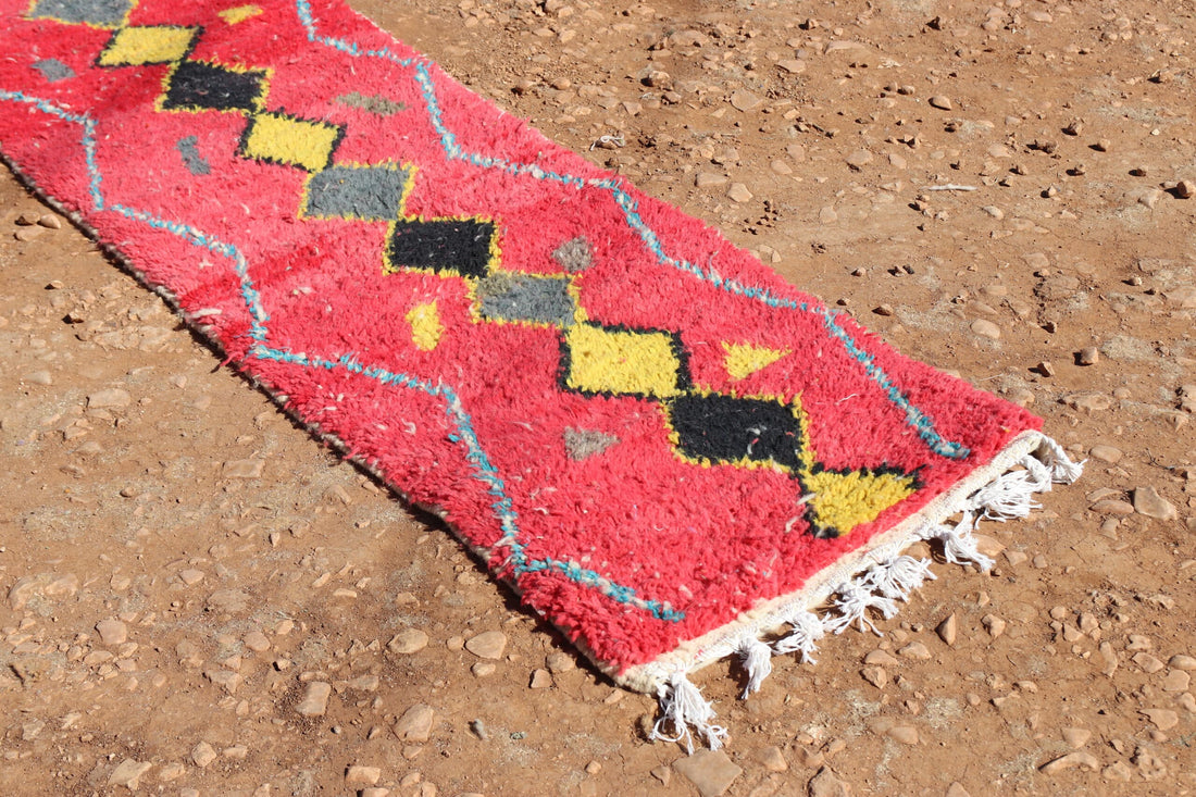 Abstract Pink Runner Rug - image 3