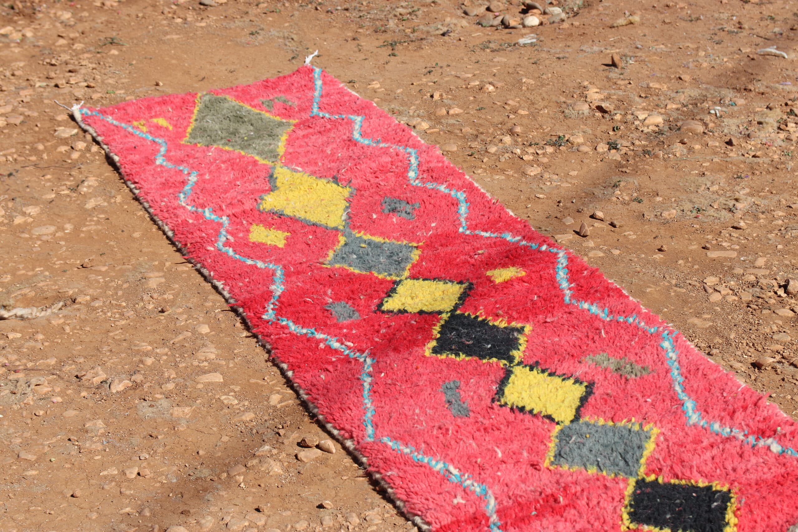Abstract Pink Runner Rug - image 4