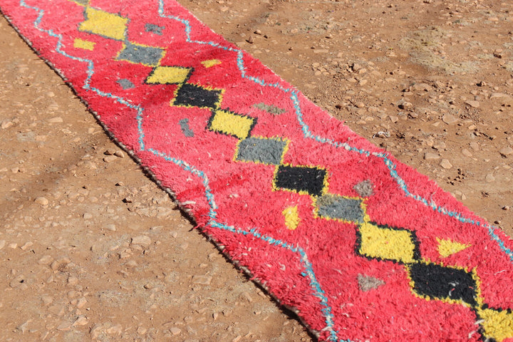 Abstract Pink Runner Rug - image 2