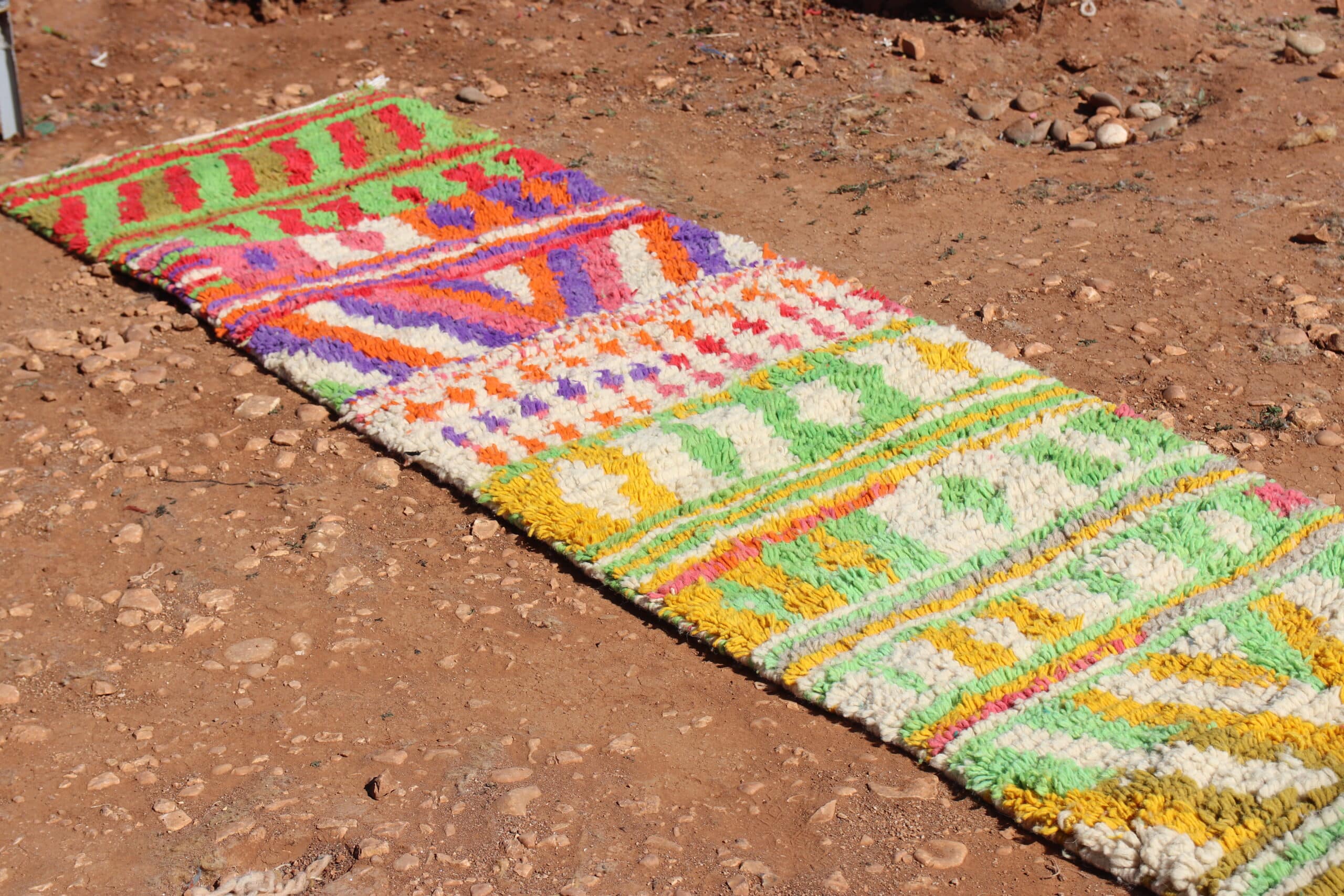 Artisanal Abstract Runner Rug - image 2