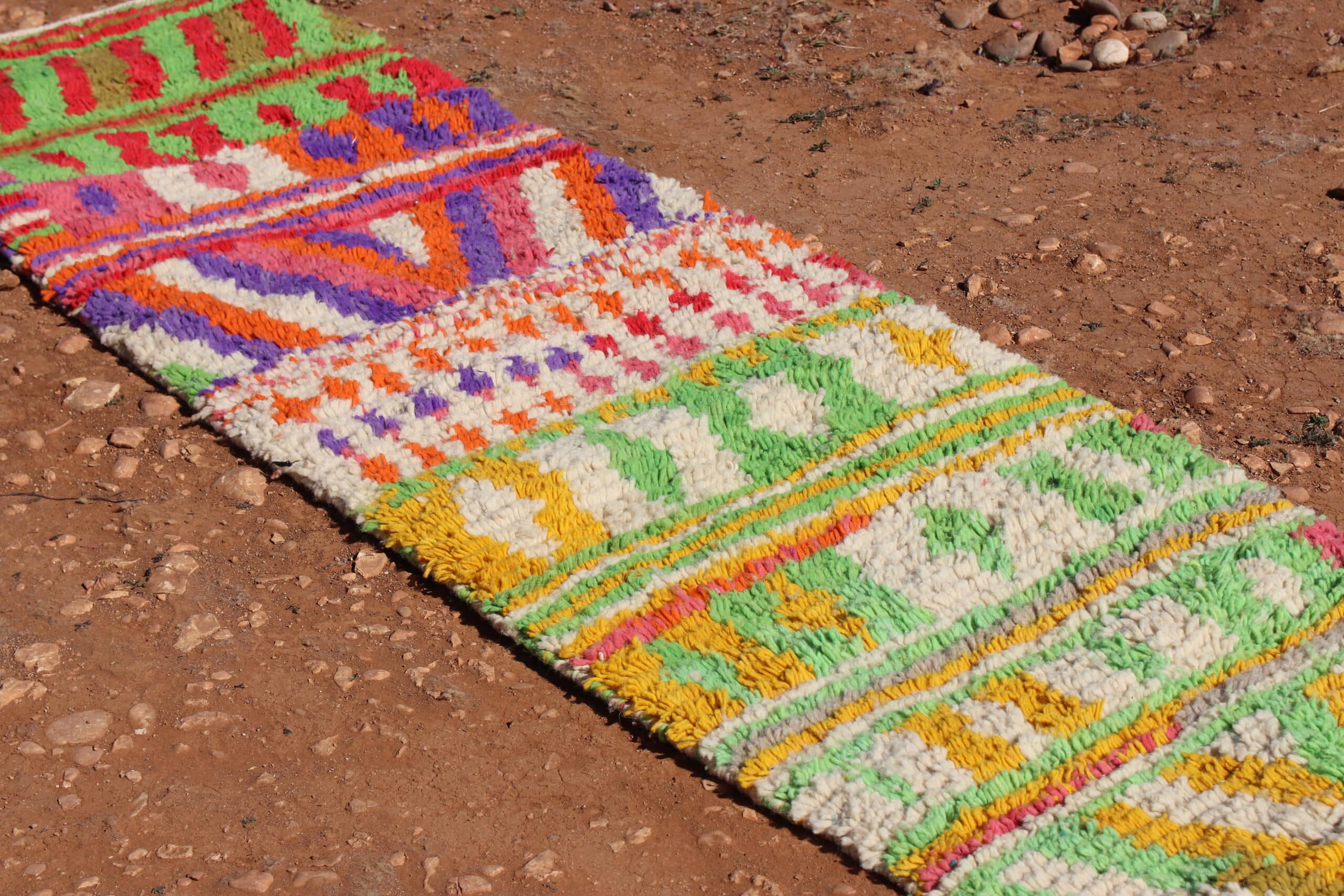 Artisanal Abstract Runner Rug - image 6