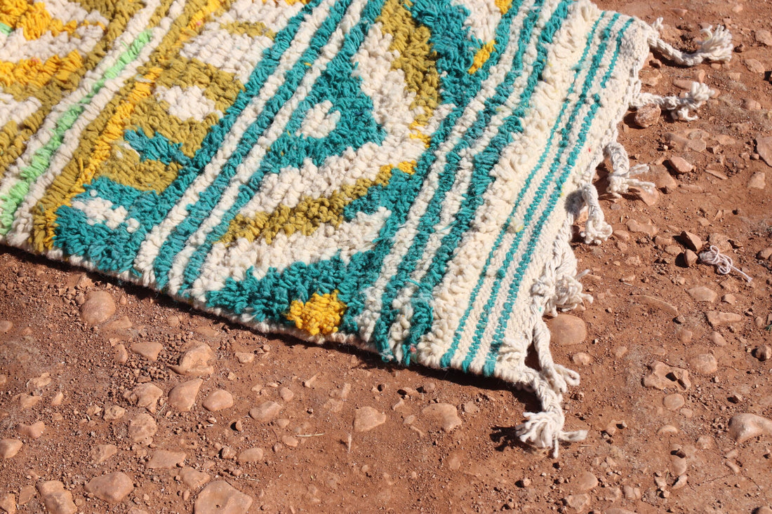 Artisanal Abstract Runner Rug - image 5