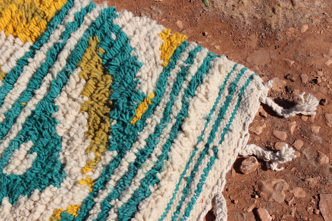 Artisanal Abstract Runner Rug - image 4
